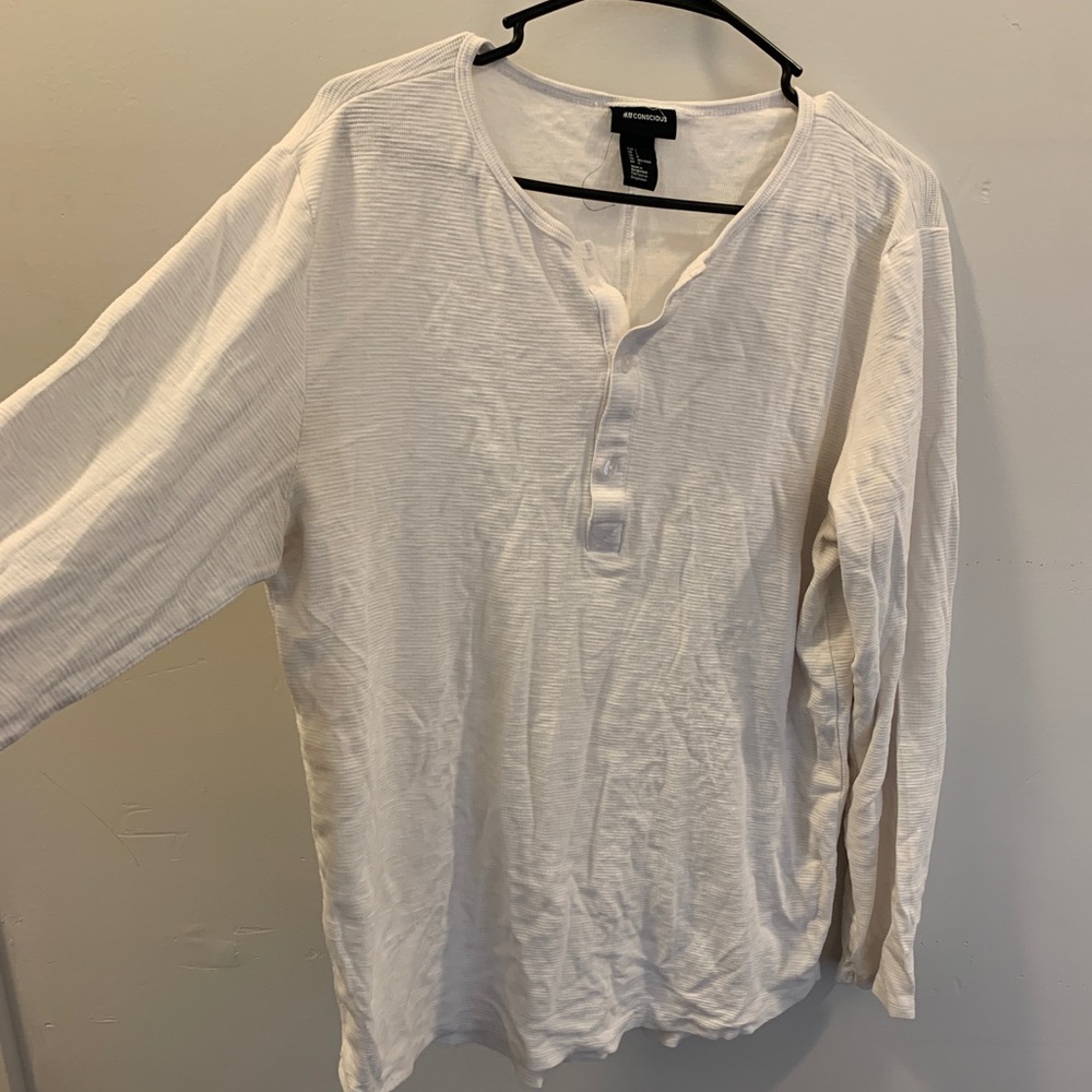 Men’s h&m ribbed henle shirt